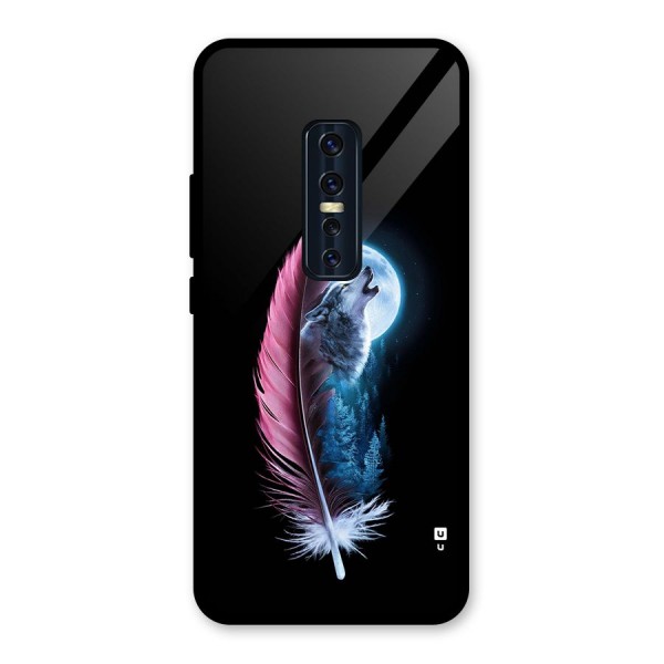 Night Howler Glass Back Case for Vivo V17 Pro