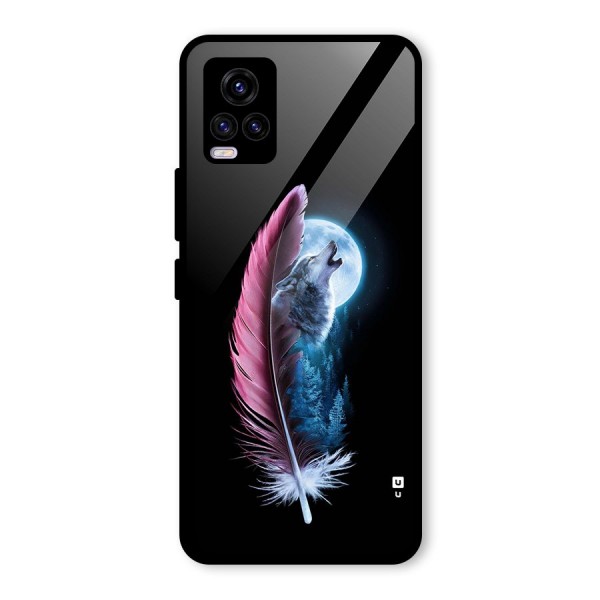 Night Howler Glass Back Case for Vivo V20