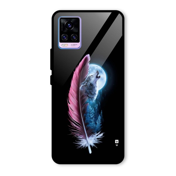 Night Howler Glass Back Case for Vivo V20 Pro