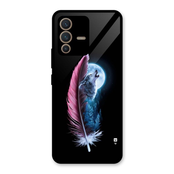 Night Howler Glass Back Case for Vivo V23 5G