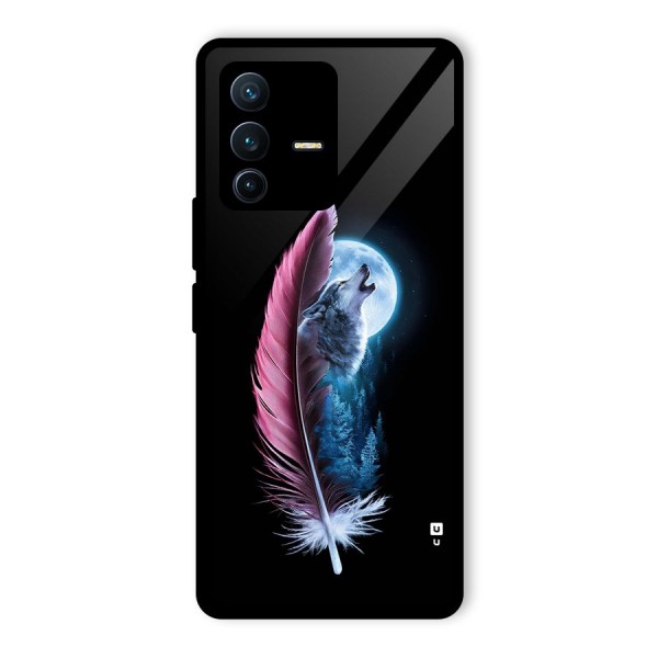 Night Howler Glass Back Case for Vivo V23 Pro