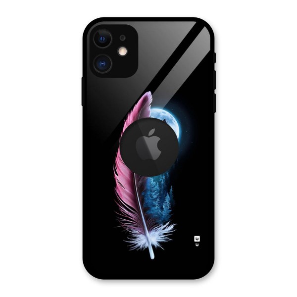 Night Howler Glass Back Case for iPhone 11 Logo Cut