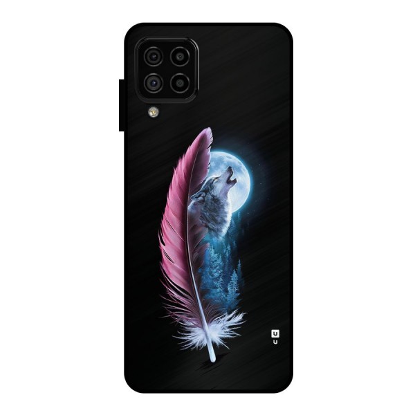 Night Howler Metal Back Case for Galaxy A22 4G