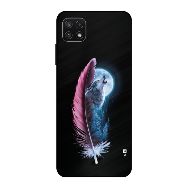 Night Howler Metal Back Case for Galaxy A22 5G