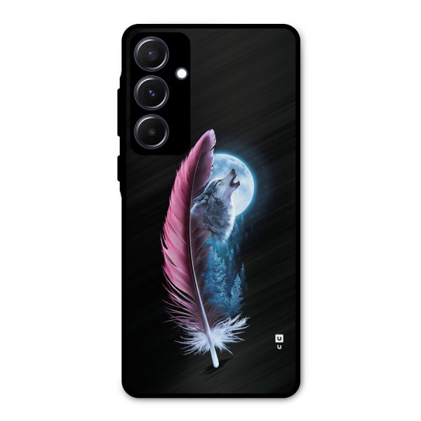 Night Howler Metal Back Case for Galaxy A55