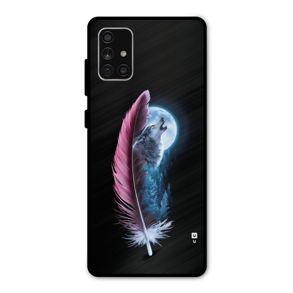 Night Howler Metal Back Case for Galaxy A71