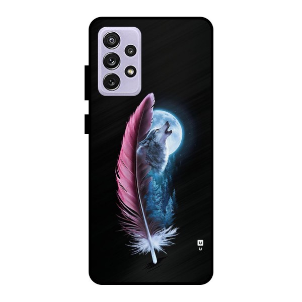 Night Howler Metal Back Case for Galaxy A72