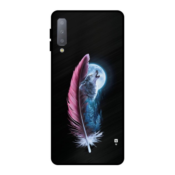 Night Howler Metal Back Case for Galaxy A7 (2018)