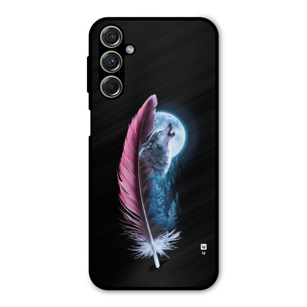 Night Howler Metal Back Case for Galaxy F34