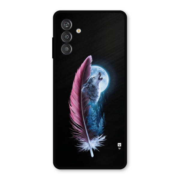 Night Howler Metal Back Case for Galaxy M13