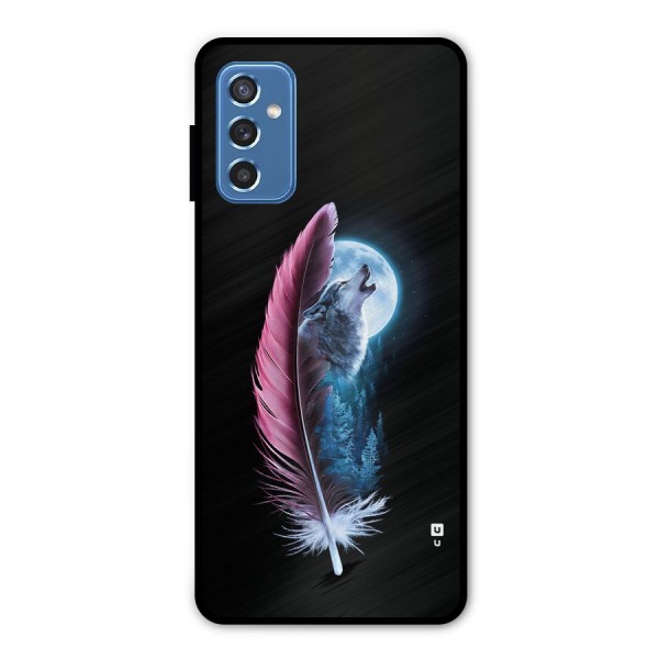 Night Howler Metal Back Case for Galaxy M52 5G