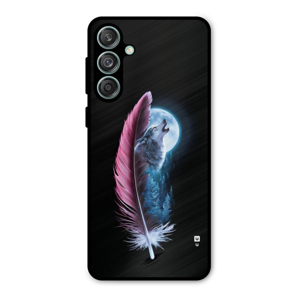 Night Howler Metal Back Case for Galaxy M55 5G