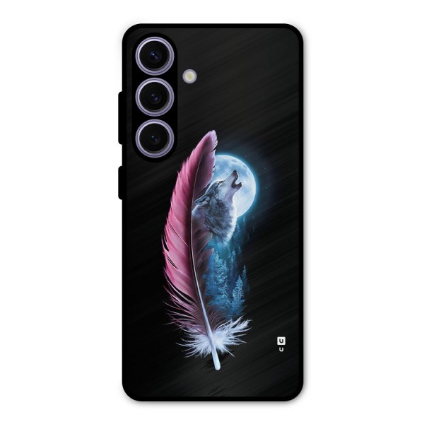 Night Howler Metal Back Case for Galaxy S24