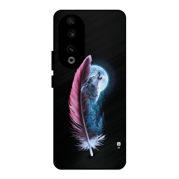 Night Howler Metal Back Case for Honor 90