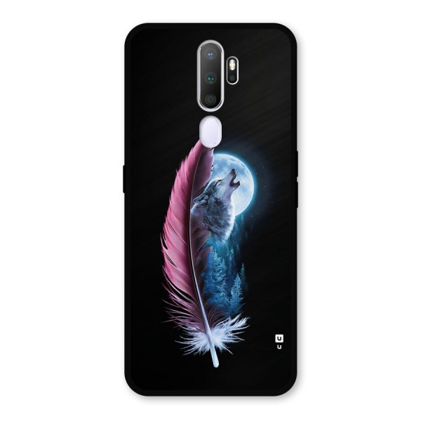 Night Howler Metal Back Case for Oppo A5 (2020)