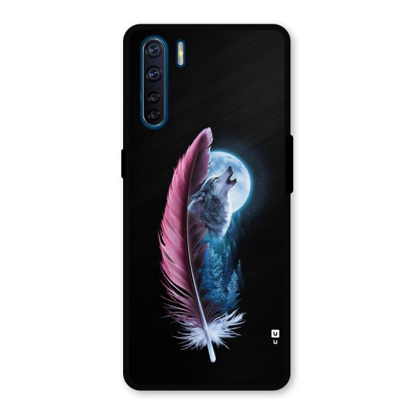 Night Howler Metal Back Case for Oppo F15