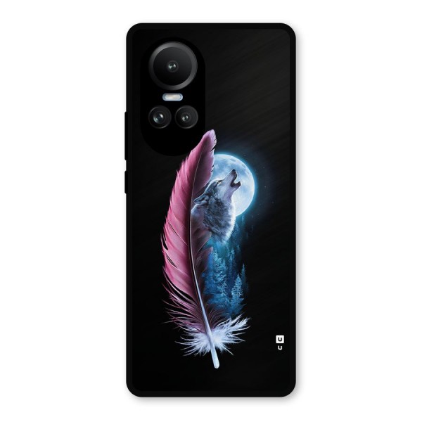 Night Howler Metal Back Case for Oppo Reno10 Pro