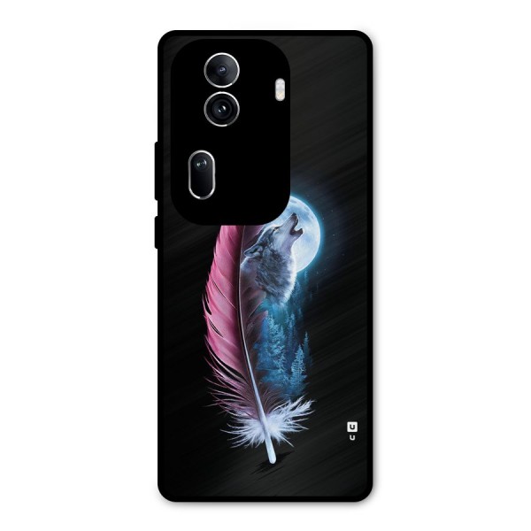 Night Howler Metal Back Case for Oppo Reno11 Pro 5G