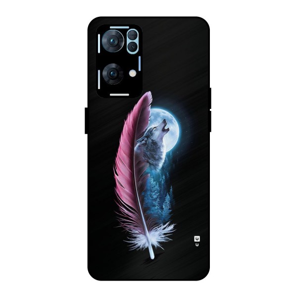 Night Howler Metal Back Case for Oppo Reno7 Pro 5G