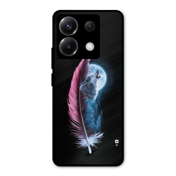 Night Howler Metal Back Case for Poco X6