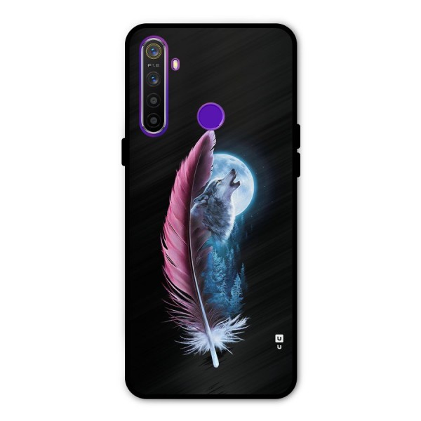 Night Howler Metal Back Case for Realme 5