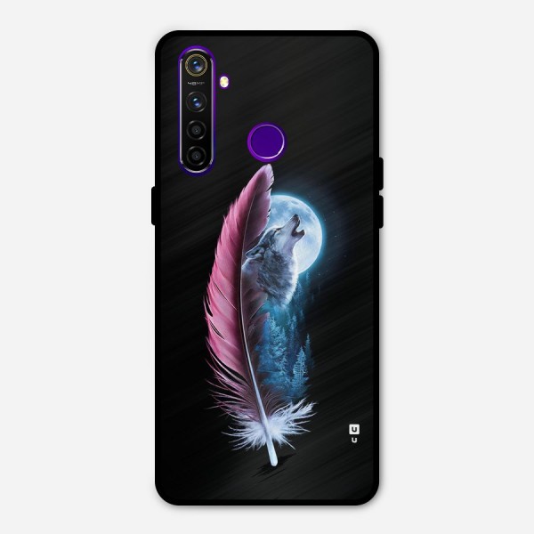 Night Howler Metal Back Case for Realme 5 Pro