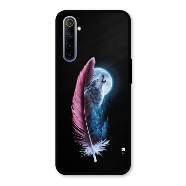 Night Howler Metal Back Case for Realme 6