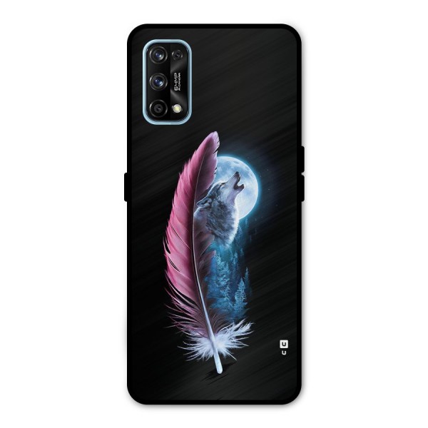 Night Howler Metal Back Case for Realme 7 Pro