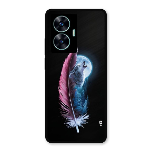 Night Howler Metal Back Case for Realme C55