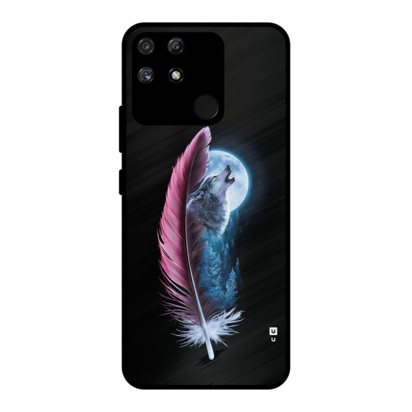 Night Howler Metal Back Case for Realme Narzo 50A