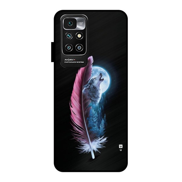 Night Howler Metal Back Case for Redmi 10 Prime