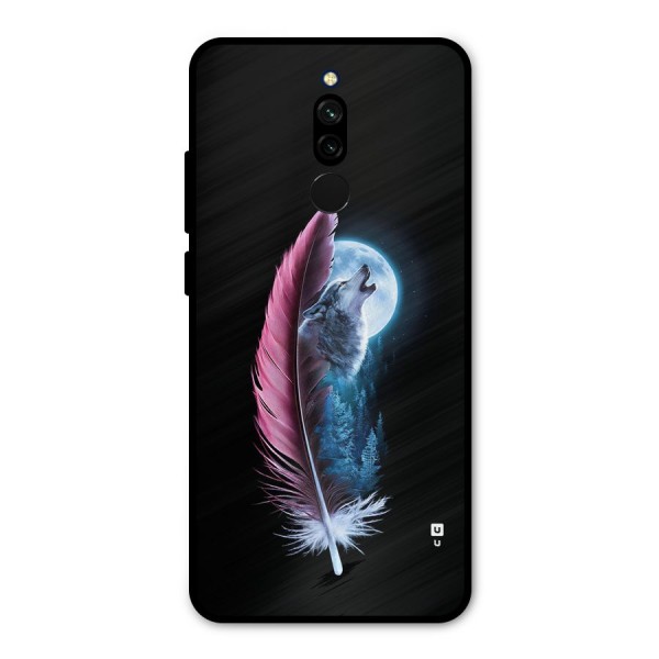 Night Howler Metal Back Case for Redmi 8