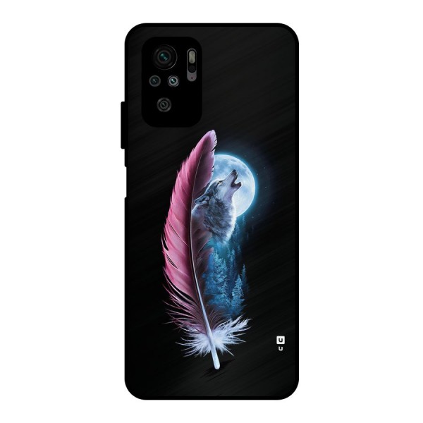 Night Howler Metal Back Case for Redmi Note 10