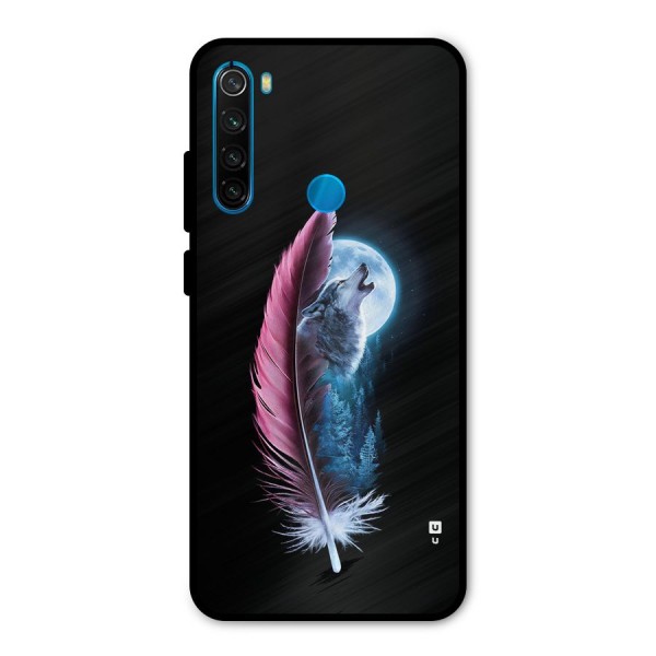 Night Howler Metal Back Case for Redmi Note 8