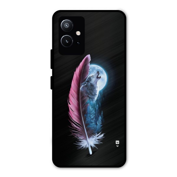 Night Howler Metal Back Case for Vivo T1 5G