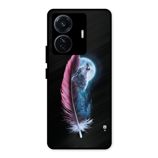 Night Howler Metal Back Case for Vivo T1 Pro