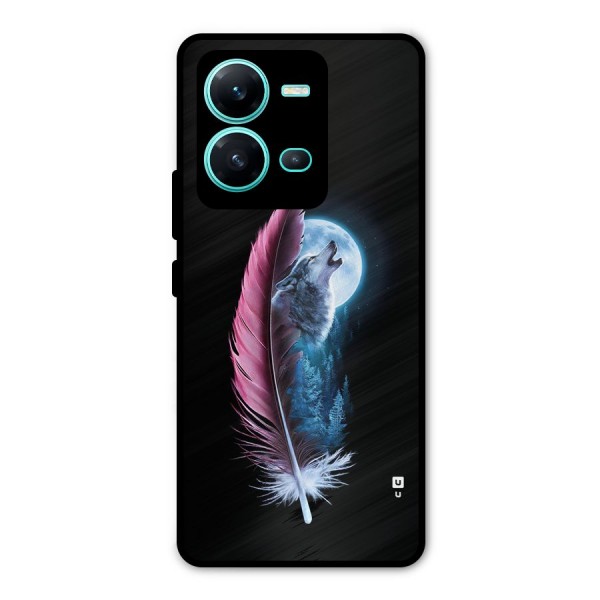 Night Howler Metal Back Case for Vivo V25