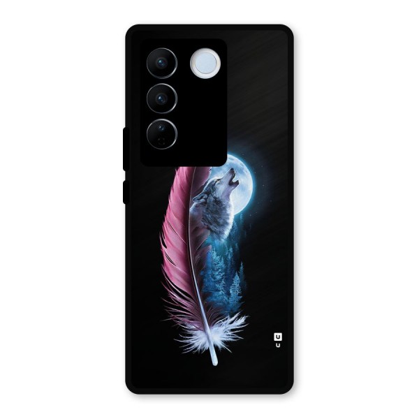 Night Howler Metal Back Case for Vivo V27