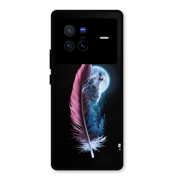 Night Howler Metal Back Case for Vivo X80