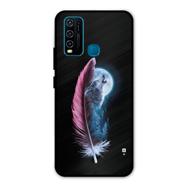 Night Howler Metal Back Case for Vivo Y30