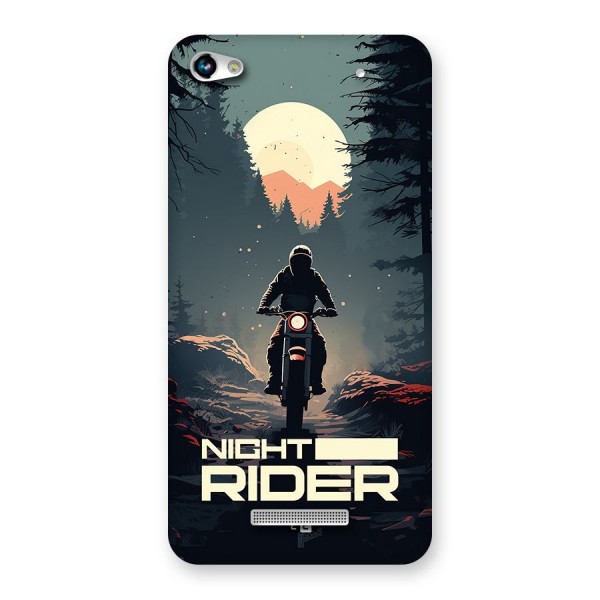 Night Rider Back Case for Canvas Hue 2 A316