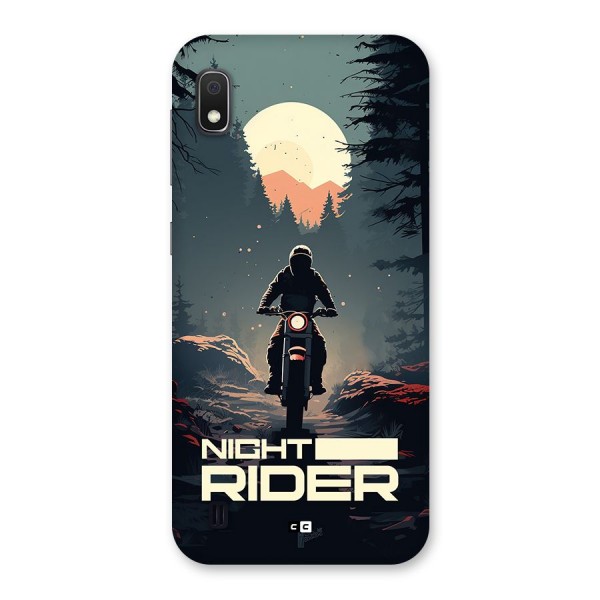 Night Rider Back Case for Galaxy A10