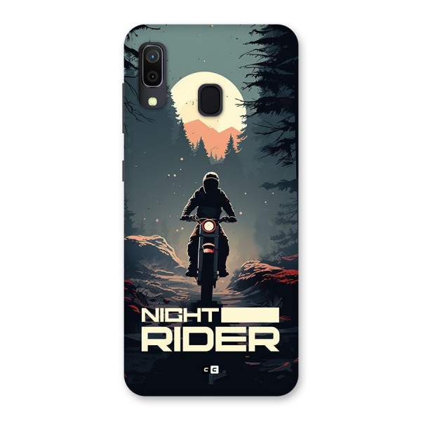 Night Rider Back Case for Galaxy A20