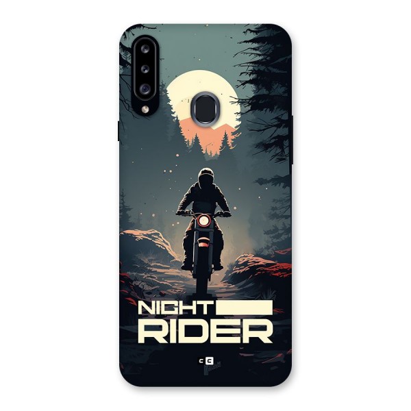 Night Rider Back Case for Galaxy A20s