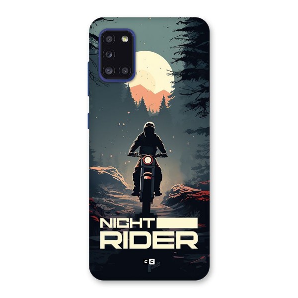 Night Rider Back Case for Galaxy A31