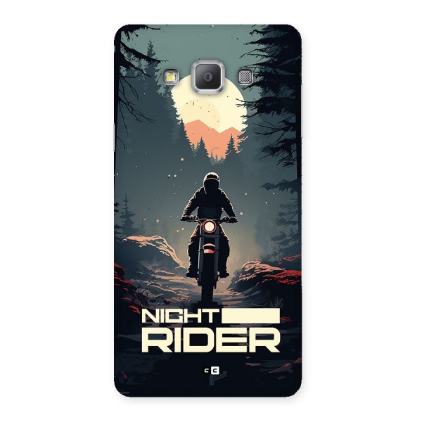 Night Rider Back Case for Galaxy A7