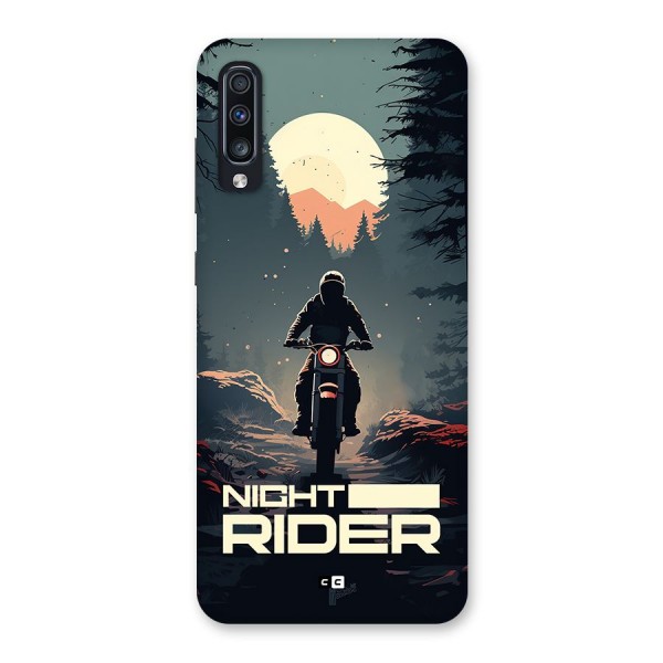 Night Rider Back Case for Galaxy A70s