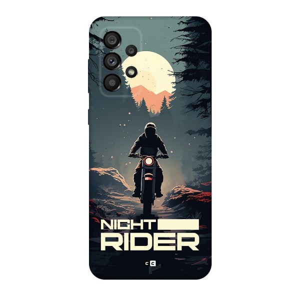 Night Rider Back Case for Galaxy A73 5G