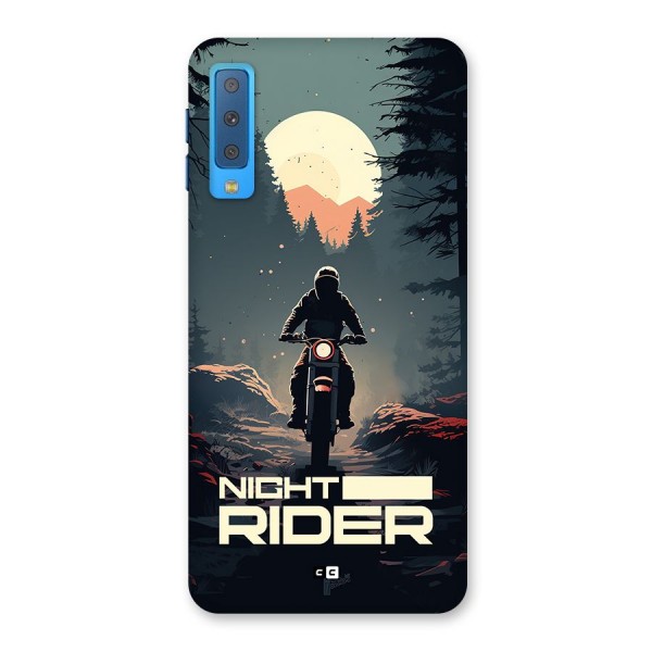 Night Rider Back Case for Galaxy A7 (2018)