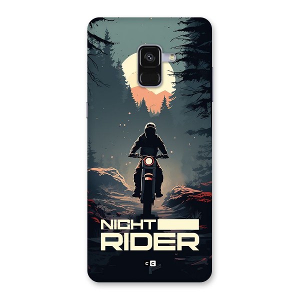 Night Rider Back Case for Galaxy A8 Plus